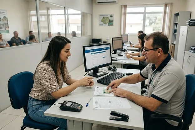 Processo de renovação da CNH com apoio de despachante.